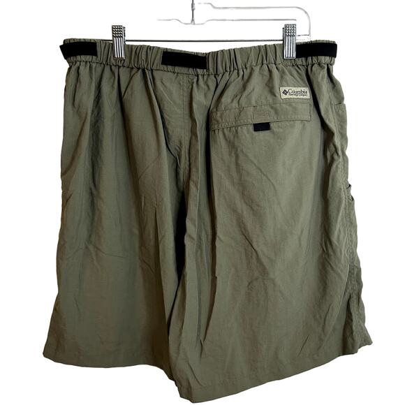 Columbia Cascade Creek II Water Short Mens Size XL Green 9" Inseam UPF 50 - Picture 2 of 4
